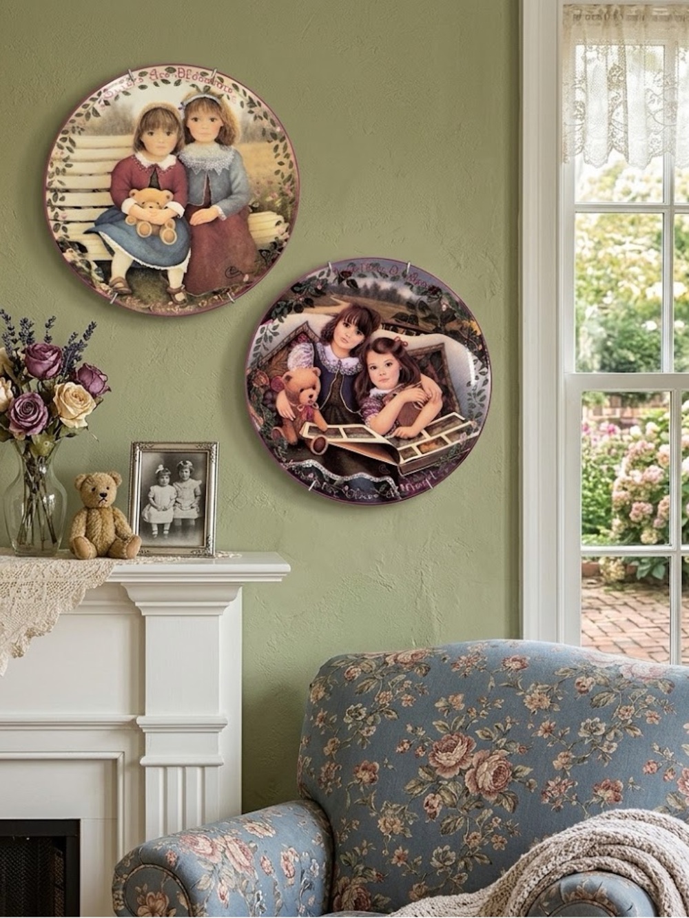 Chantal Poulin Kindred Moments 1995 Bradford Exchange Collectible Plate Vintage